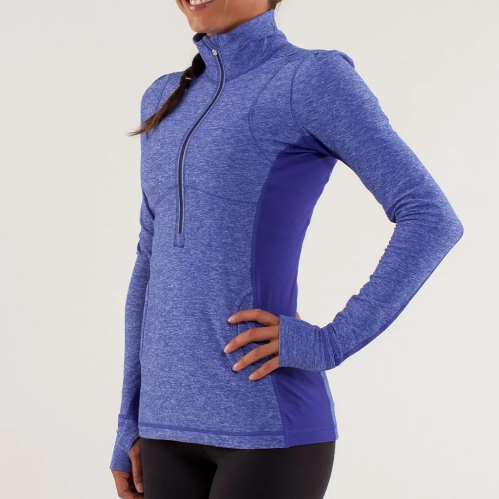 Lululemon Star Runner Pullover Pigment Blue Size 4